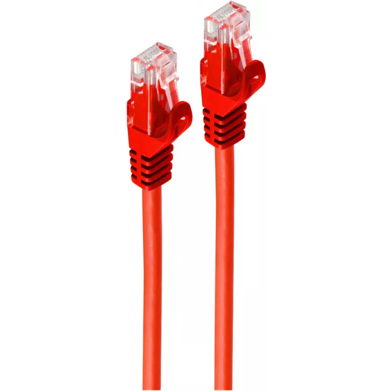SHIVERPEAKS BASIC-S Cat.6A U/UTP tīkla kabelis, sarkans, 30 m, RJ45, 10 Gbps BS08-35484