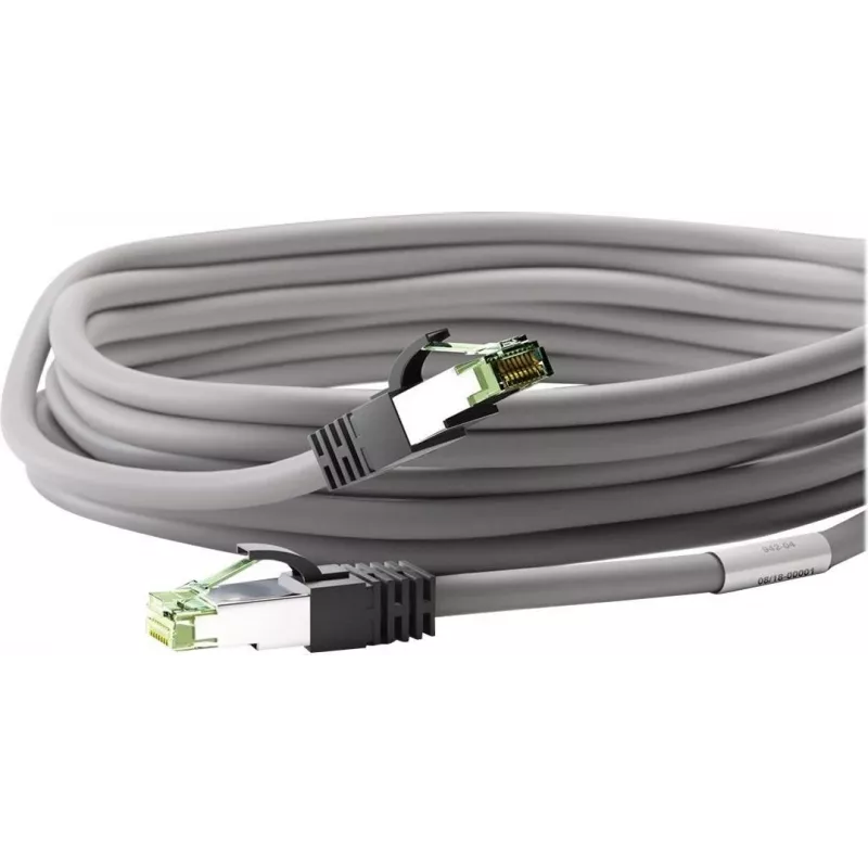 Wentronic Goobay CAT 8.1 tīkla kabelis, S/FTP (PiMF), pelēks, 20 m - LSZH bez halogēniem, varš AWG 24 (55143)