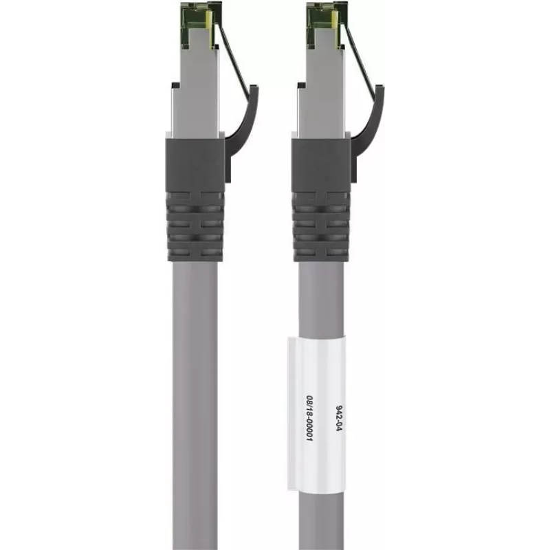 Wentronic Goobay CAT 8.1 tīkla kabelis, S/FTP (PiMF), pelēks, 20 m - LSZH bez halogēniem, varš AWG 24 (55143)