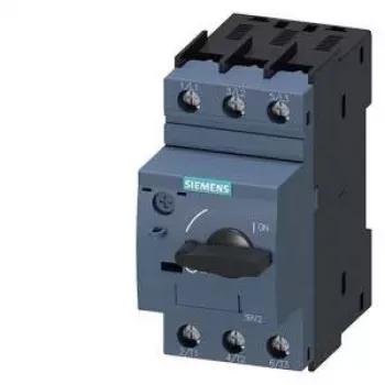 SIEMENS SIRIUS 3RV2 motora startera aizsargs 3,5-5A 3-polu skrūvju spailes 3RV2021-1FA10