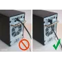 Wentronic Goobay CAT 5e tīkla kabelis, 1x 90° leņķa, F/UTP, balts, 5 m, CCA varš ar alumīnija pārklājumu, 1x RJ45 90° (8P8C) 94182