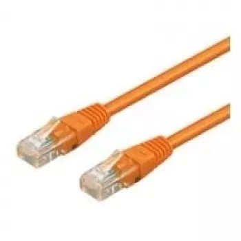Wentronic Goobay CAT 5e U/UTP tīkla kabelis oranžs 0,25m CCA 95201