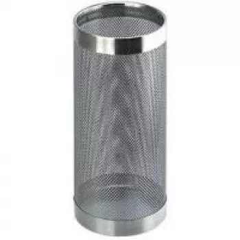 HELIT H2515500 metāla lietussargu statīvs, perforēts dizains, hromēts, apaļš, diametrs 240 mm, augstums 490 mm