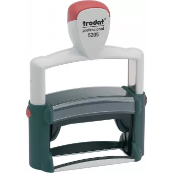 Trodat Professional 5205 paškrāsojošs teksta zīmogs, 6 rindas, 66 x 22 mm, melns spilventiņš iekļauts