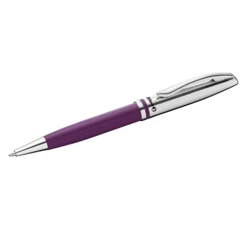 Pelikan Jazz Classic lodīšu pildspalva, violeta metāla, ar pagriežamu mehānismu, zila tinte, vidēja 300013899