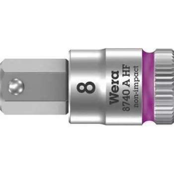 Wera 05003339001 Zyklop 3/8 collu sešstūra uzgalis 8x28 mm ar noturēšanas funkciju