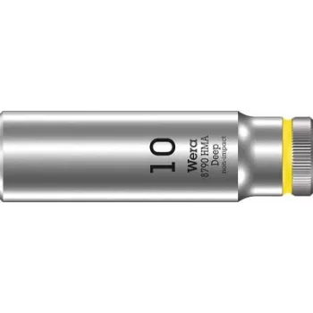 Wera 05004507001 Zyklop 1/4 inch uzgriežņu atslēgas galva 10 mm sešstūra