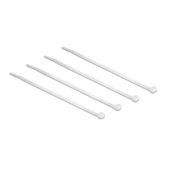 Delock kabeļu saites caurspīdīgas L 200 x W 3.6 mm, 100 gab. (18606)
