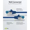 Wentronic 94131 Cat6a S/FTP Tīkla Patch Kabelis, RJ-45 Male uz RJ-45 Male, Zeltaini Kontakti, 10 Gbps, 500 MHz