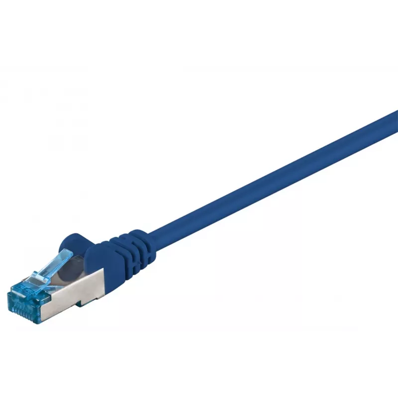 Wentronic 94131 Cat6a S/FTP Tīkla Patch Kabelis, RJ-45 Male uz RJ-45 Male, Zeltaini Kontakti, 10 Gbps, 500 MHz