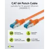 Wentronic CAT6a S/FTP tīkla kabelis, RJ45 tēviņš uz tēviņu, 1,5 m, oranžs, LSZH, 10 Gbps, 500 MHz 95605