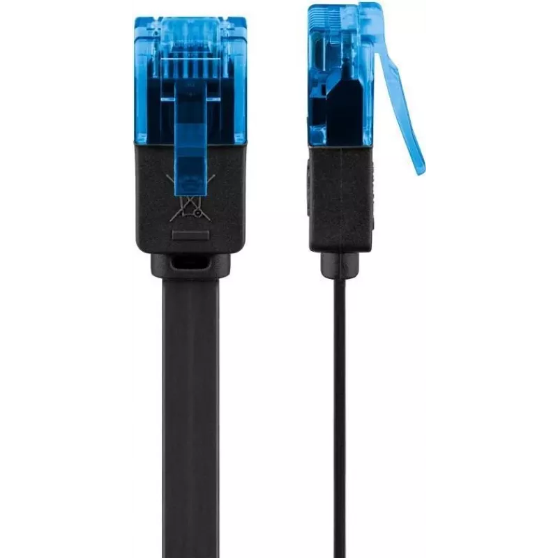 Wentronic RJ-45 CAT6a 15m tīkla kabelis, U/UTP, ar zelta pārklājuma savienotājiem, 10 Gbit/s 96378