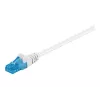 WENTRONIC Goobay CAT 6a tīkla kabelis, U/UTP, balts, 1,5 m - LSZH bez halogēniem, varš (59825)