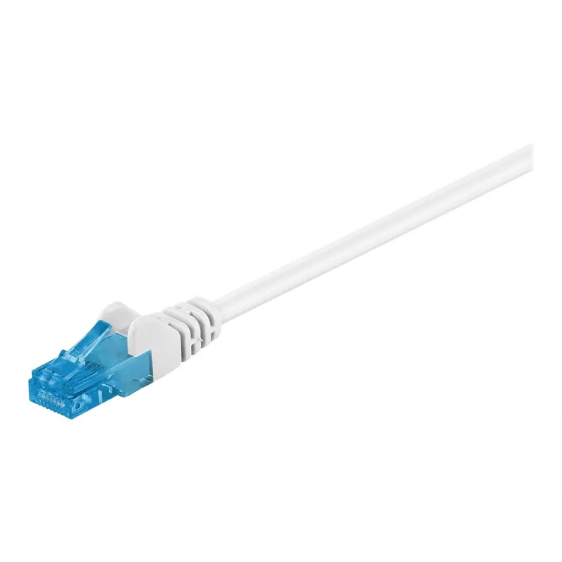 WENTRONIC Goobay CAT 6a tīkla kabelis, U/UTP, balts, 1,5 m - LSZH bez halogēniem, varš (59825)