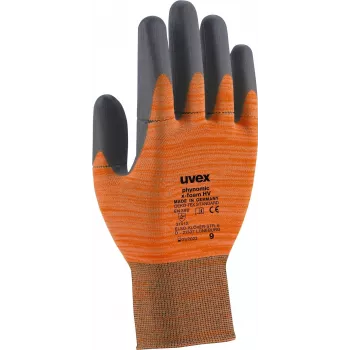 Uvex phynomic C3 aizsardzības cimdi pret iegriezumiem, izmērs 10, pelēki/oranži, 6005410