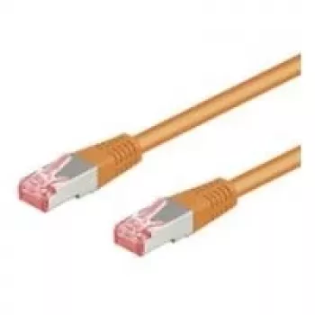 Wentronic Goobay CAT 6 tīkla kabelis, S/FTP (PiMF), oranžs, 30 m - LSZH bez halogēniem, varš (93474)