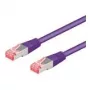 Wentronic CAT6a-150 tīkla kabelis, 1,5 m, RJ-45 uz RJ-45, violets, 10 Gbps, U/FTP, PVC 95608