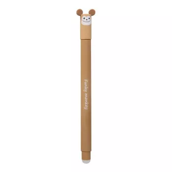 FABER-CASTELL EBERHARD FABER Animal Erase it! Pērtiķis želejas pildspalva 0,7 mm zila 582110