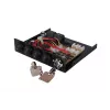 EXSYS EX-3466-2 SATA III 4 portu slēdzis - 1 uz 4 HDD/SSD selektors, 6Gbps, Hot-Swap, Marvell mikroshēma