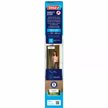 tesa Insect Stop Anthracite kukaiņu aizsargtīkls durvīm 1,2 x 2,4 m 55197-00101-00
