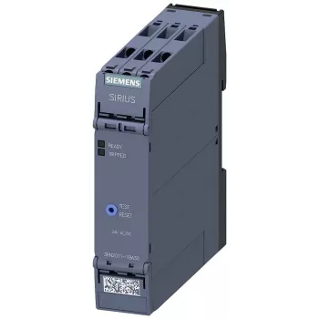 Siemens SIRIUS 3RN2 Termistora motora aizsardzības relejs 3RN2011-1BA30, 24 V AC/DC, 1 NO + 1 NC, skrūvju spailes, DIN sliedei