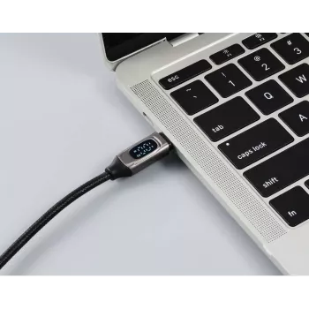 Renkforce USB-C uz USB-C kabelis 2.0, 2 m, sudraba (metālisks) RF-6249498