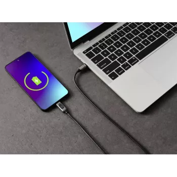 Renkforce USB-C uz USB-C kabelis 2.0, 2 m, sudraba (metālisks) RF-6249498