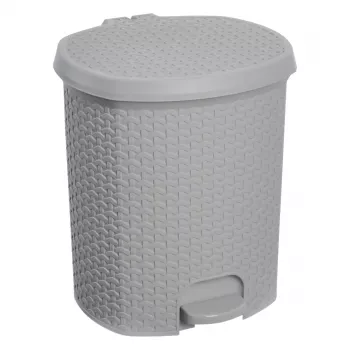 keeeper tjark atkritumu tvertne ar pedāli 21 L Nordic Grey rattan izskats 1030413000000