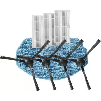 Nedis WIFIVCB01 robotputekļsūcēja apkopes komplekts – 2 HEPA filtri, 2 sānu birstes, galvenā birste, tīrīšanas rīks