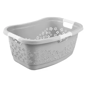keeeper Lasse veļas grozs, ergonomisks, Nordic Grey, 40 L, nieru forma, ar mīkstiem rokturiem 1078213000000