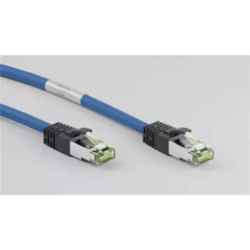 Wentronic 45657 Cat8.1 S/FTP Tīkla kabelis, RJ45, 0,25 m, Zils
