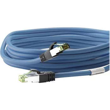 Wentronic Goobay CAT 8.1 tīkla kabelis, S/FTP (PiMF), zils, 2 m - LSZH bez halogēniem, varš AWG 24 (45660)