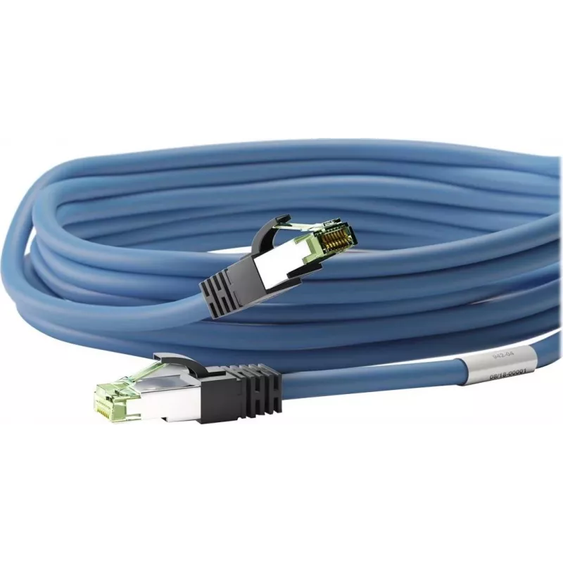 Wentronic Goobay CAT 8.1 tīkla kabelis, S/FTP (PiMF), zils, 2 m - LSZH bez halogēniem, varš AWG 24 (45660)