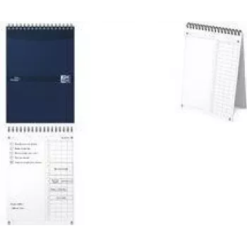 Oxford Essentials Time Manager dienas galda plānotājs, DIN A5, tumši zils, 60 lapas, pašstāvošs, dienas pārskats, 1 gab. 400202462