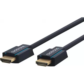 ClickTronic 70308 12,5 m High Speed HDMI kabelis ar Ethernet - zils