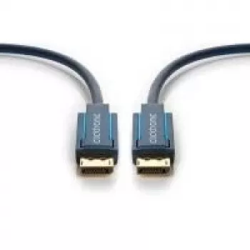 ClickTronic 70710 DisplayPort kabelis 1m, zils