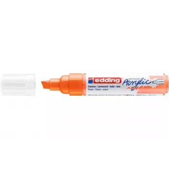 Edding 5000 akrila marķieris ar platu kaltveida uzgali - oranžs - 5-10 mm 4-5000066