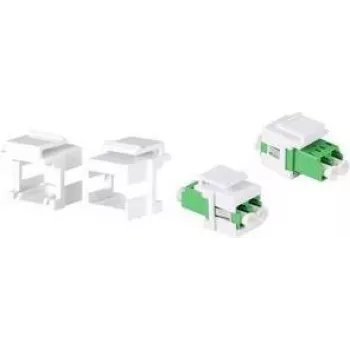 LogiLink NK0092 Keystone turētāji LC Duplex / SC Simplex savienotājiem bez atloka, 100 gab.