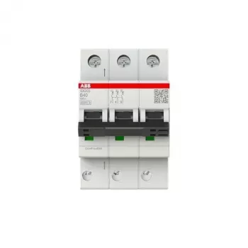 ABB SX203-B40 3-polīgais automātiskais slēdzis, B tips, 40 A, 400 V AC, 6 kA