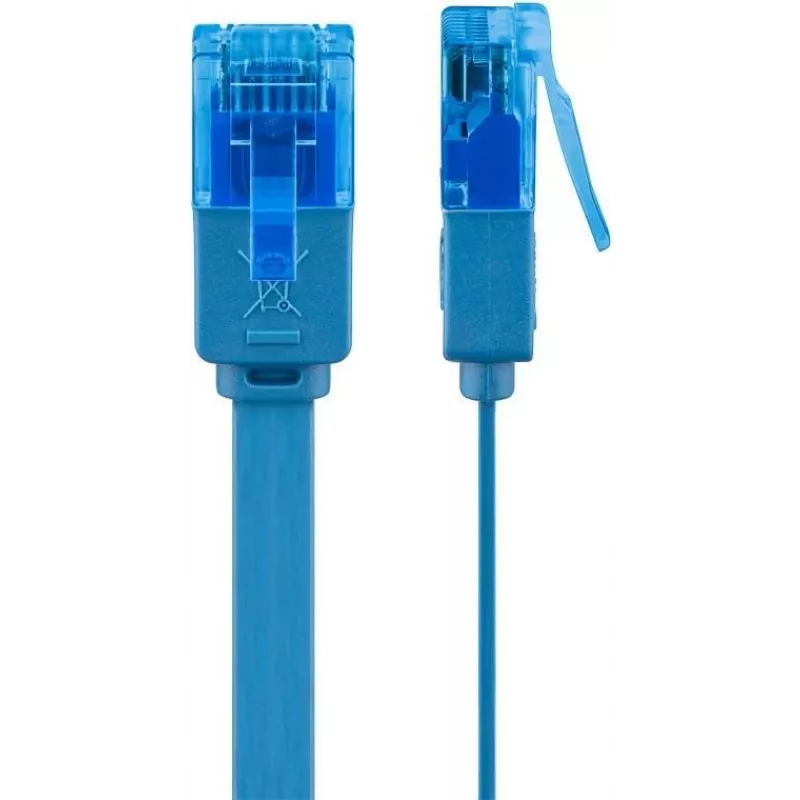 Wentronic RJ45 CAT6a tīkla kabelis 5m, U/UTP, zeltīti kontakti, 10 Gbit/s 96339