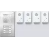 Siedle SET CLAB 850-4 E/W audio komplekts Classic nerūsējošais tērauds/balts (210010048-00)