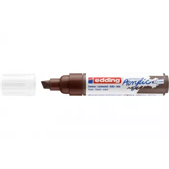 Edding 5000 akrila marķieris ar platu slīpo uzgali - brūns - 5-10 mm 4-5000907