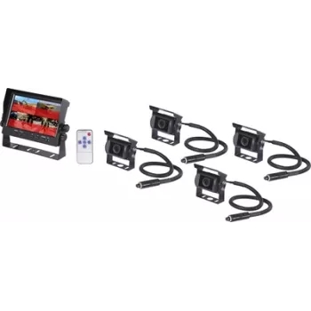 Renkforce RF-6951660 Advance palīgsistēma par mirušo zonu ar AI monitoru un aizmugurējo radara sensoru 12/24V