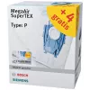Siemens VZ123FP MegaAir SuperTEX putekļsūcēja maisiņu komplekts (Type G/G ALL, 4 maisiņi + 1 mikrofiltra)