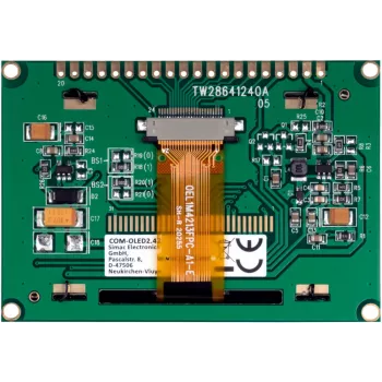 JOY-IT COM-OLED2.42 2,42 collu OLED displeja modulis 128x64, balts, SPI/I2C, SSD1309