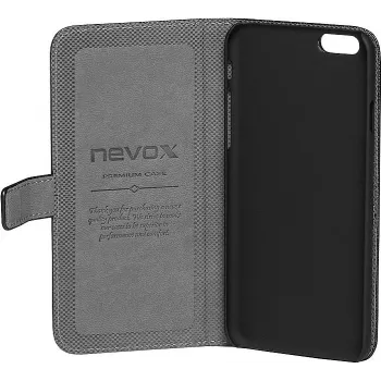 Nevox ORDO uzvelkamais futrālis Sony Xperia Z5 - PU āda, melns