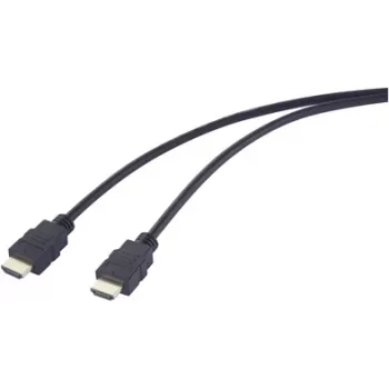 SpeaKa Professional HDMI kabelis HDMI-A vīrišķais uz vīrišķo 3,00 m melns 4K UHD SP-12816084