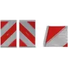 IWH atstarojošs brīdinājuma marķējums aizmugures pacēlājiem, sarkans/balts, pašlīmējošs, 133 x 133 mm, 1 gabals (097620)