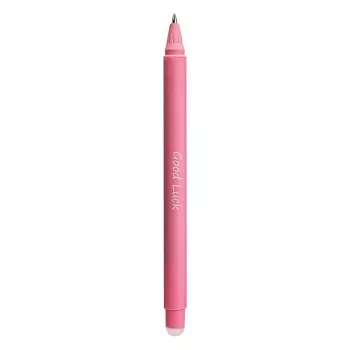 Faber-Castell Eberhard Faber Animal Erase it! dzēšama gēla pildspalva ar cūkas dizainu, zila, 0.7 mm, uzpildāma, 582106