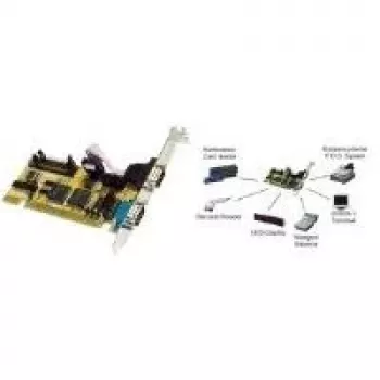 EXSYS EX-40032 2 portu RS-232 ISA seriālais adaptera kartīte